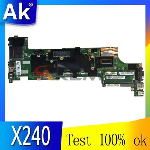 Akemy FRU 04X3858 For lenovo thinkpad X240 laptop motherboard DDR3L Mainboard