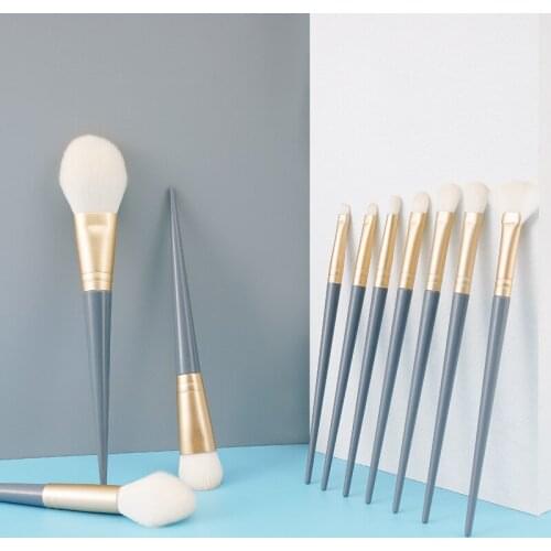 10 Makeup Brush Sets Eye Shadow Brush Loose Powder Brush Foundation Soft Hair Set Brush Banquet Party Show Beauty Tool
