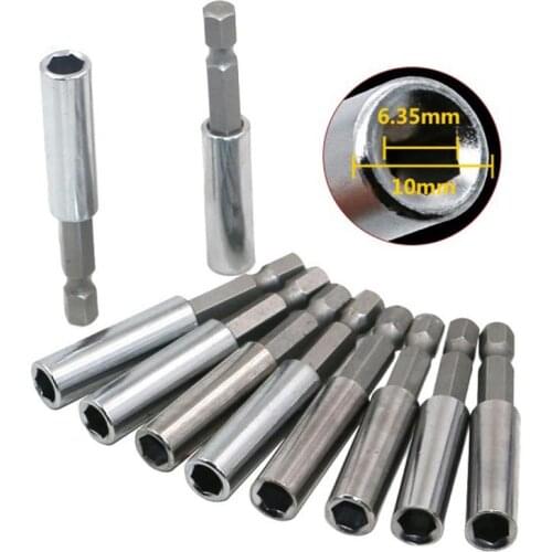 1/4" Hex Rod Shank Screwdriver Set Extension Long Handle Tip Holder Magnet Bit Holder Quick Change Screwdriver Bit Set Hand Tool