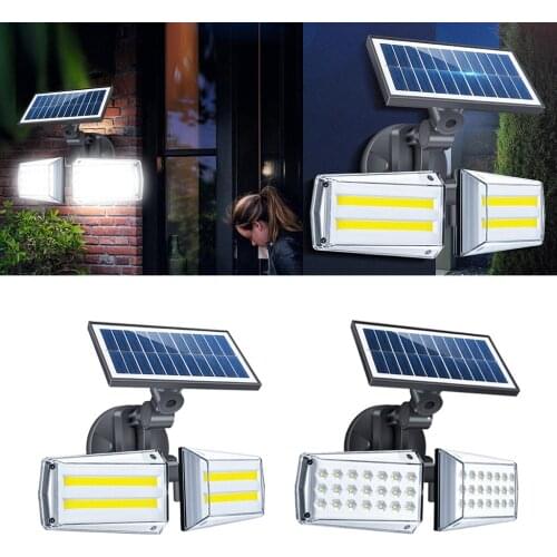 20W High Brightness Solar Powered Wall Lamp Waterproof PIR Sensor Garden Light