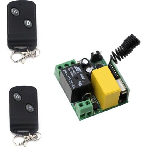AC 220V 1CH Relay Wirelesss Remote Control Switch Remote Power Switch Receiver Transmitter Toggle Momentary Latched