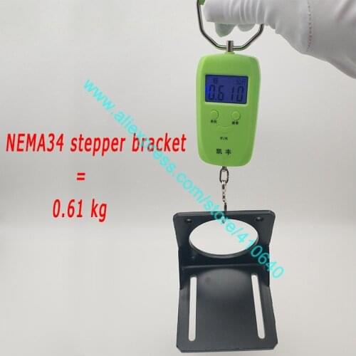 Durable Bracket for NEMA 34 Stepper Motor Screw for free Universal Application Bracket for 85 or 86 mm Frame Stepper THICKER ONE