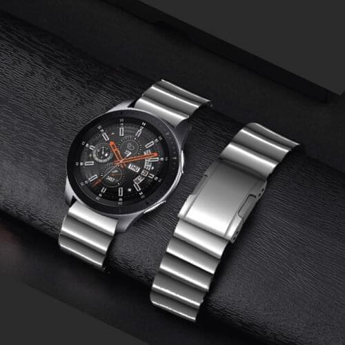 Metal Stainless Steel Watch Wrist Band Strap For Samsung Galaxy Watch Gear S3 Classic Frontier huawei watch 2 Pro huami amazfit
