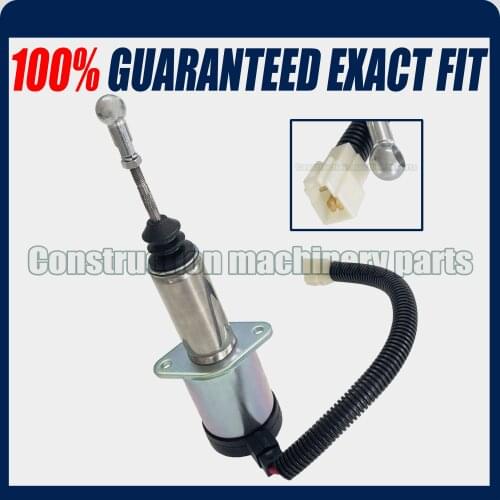 12V Disel Shut Off Solenoid 264315200113 S620666 14030801 3-Wire