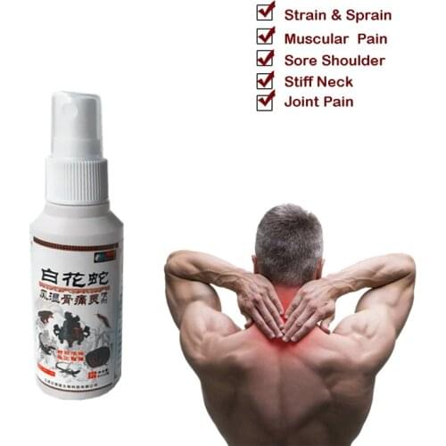 Rheumatism Arthritis Osteopathy Treatment Sprays Snake Venom Essential Oils Analgesic Muscle Knee Chest Pain Spray 80ml