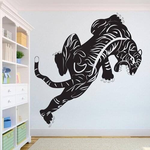 Tiger Beautiful Wolves Wall Decal African Wild Lion Pride Animals Home Interior Design Art Office Murals Home Decoration A3-009