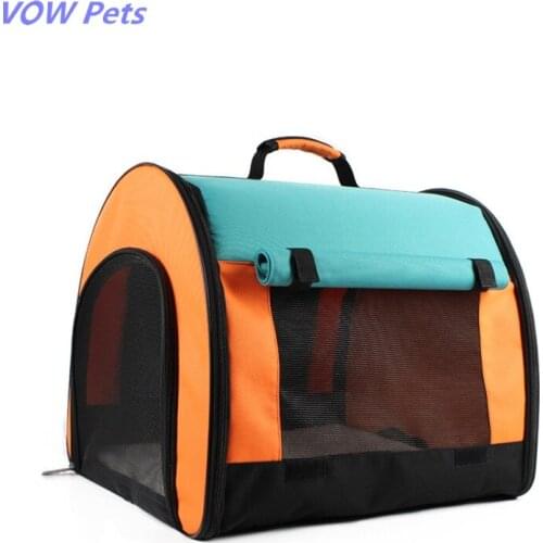 VOW Pets Dog Kennel Warm Winter Semi-enclosed Cat Kennel Out Portable Cat Bag Four Seasons Ventilated Pet Mat Dog Cage Popular