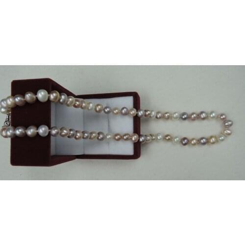 100% NATURE FRESHWATER PEARL NECKLACE-good quality