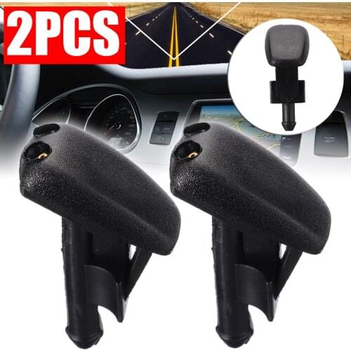 2pcs ABS Plasitc Auto Front Windshield Wiper Jet Washer Nozzle Washer Wipers Parts for BMW 3 Series E36 Z3 M3 323i 1990-2000