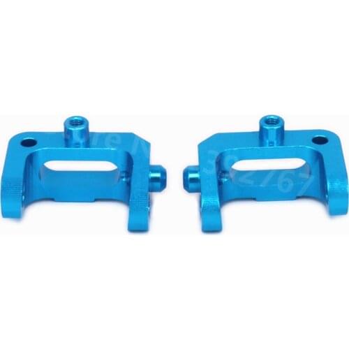 2 Pieces RC Cars Aluminum Alloy Upgrade Front C Hub Carrier For RC Model Car 1/10 Scale Kyosho Optima 4WD CNC Hobby Buggy