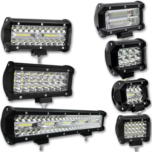 300W 120W 72W 36W 12 Volt Led Bar Werklamp Lightbar Led Ramp Spot Offroad Work Light Worklight Driving Lights Auto Accessories