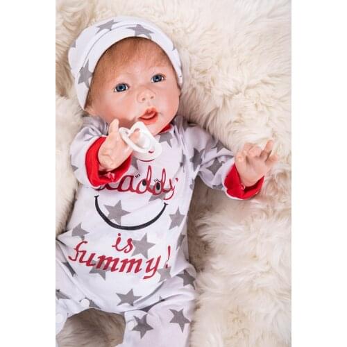 50cm 19" reborn Lifelike newborn bb reborn Bonecas boy creative Bebe kid toy simulation baby silicone reborn baby dolls