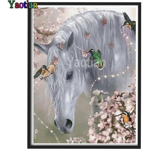 5D DIY Diamond Painting Animal unicorns and hummingbirds Full Drill Embroidery Cross Stitch Kit Diamond Mosaic Home Decor