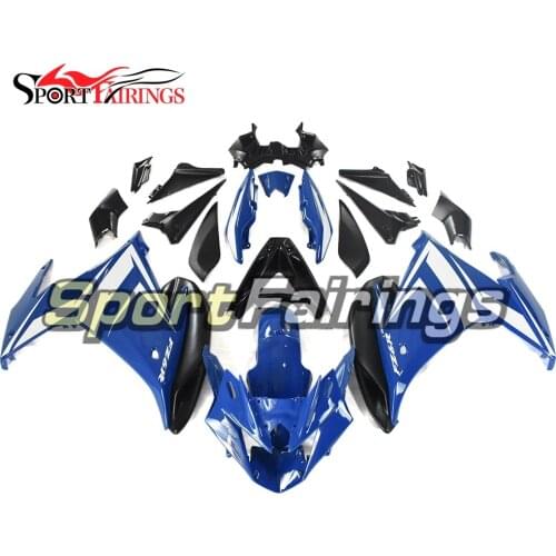 ABS Plastic Complete Motorcycle Fairings for Yamaha FZ6R 2009 2010 FZ6R 09 10 Bodywork Blue Black Cowlings