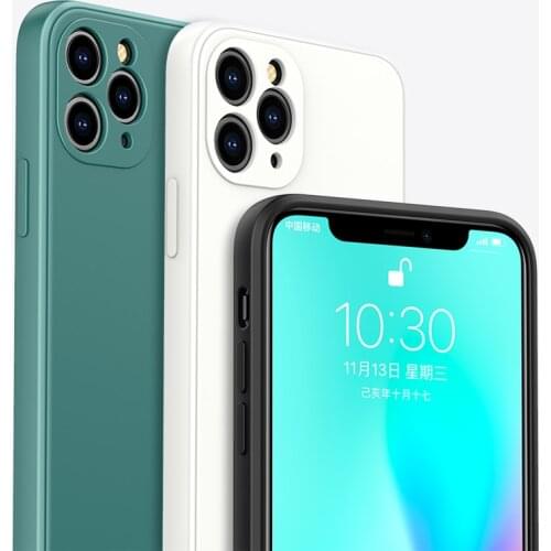 For IPhone 13 Case Liquid Soft Silicone Cover For Appple 13 Pro Max Min 12 11 Coque телефонный чехол