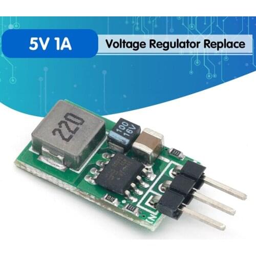 DC5.5-32V to 5V/1A Voltage Regulator Replace TO-220 LM7805 5V Positive Voltage Regulators Input 5.5-32v To 5v1a Buck Module