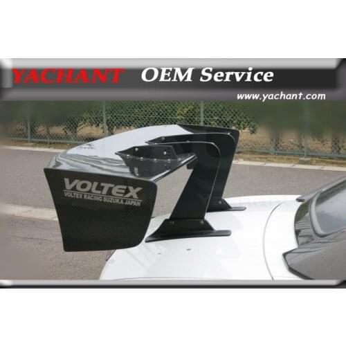 Carbon Fiber GT Wing 1600mm Fit For EVO 7 8 9 GTR R35 S2000 GT86 Universal VOL VTX Type 7 SWAN NECK Rear Trunk Spoiler GT Wing