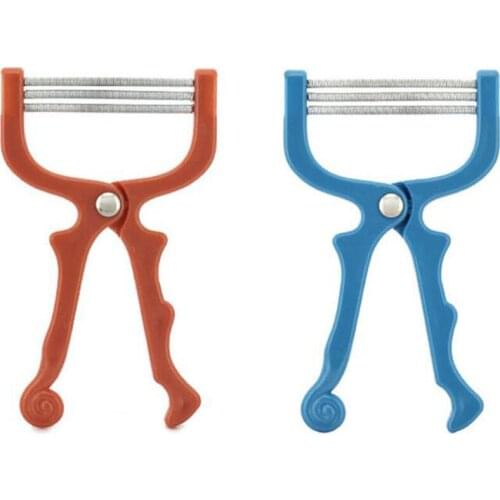 Makeup Facial Hair Epilator Hair Removal Device Plastic Resin Stainless Steel Spring Face Cosmetics Hair Shaving Tool One Piece