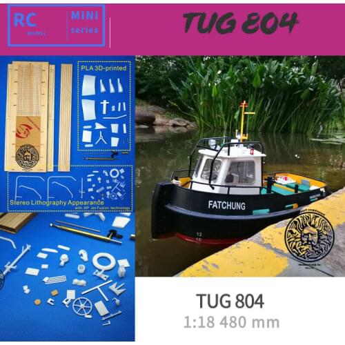 DIY MODEL Damen stan tug 804 Scale 1/18 480mm RC model wooden model ship kit