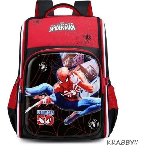 Disney Girls Frozen Schoolbag Fashion Boys Child Spiderman Cartoon Backpacks Birthday Gift