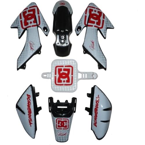 Motorcycle Plastic Fender Cover kits with 3M Graphics Decals stickers for 50cc 70cc 90cc 110cc 125cc SDG SSR PRO Dirt Pit Bikes