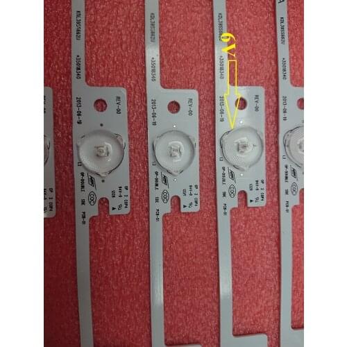New 50 Pieces*4 LEDs*6V 327mm LED backlight strip working for KDL39SS662U 35018339 KDL40SS662U 35019864