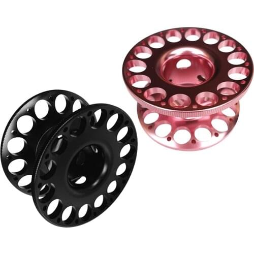 Perfeclan Lightweight 2Pcs/Set Aluminum Alloy Scuba Diving Finger Spool Dive Reel without Line Scuba Diving Reel