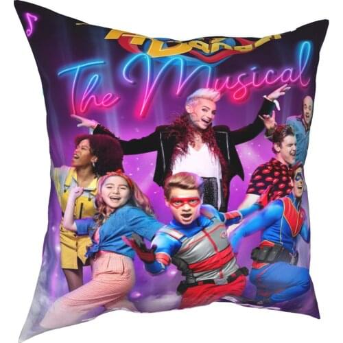 Henry Danger Anime Cushions Mustard Velvet Cushions Decorative For Sofa Long Pillow Pink Cushion Pillow Cover Pillowcase