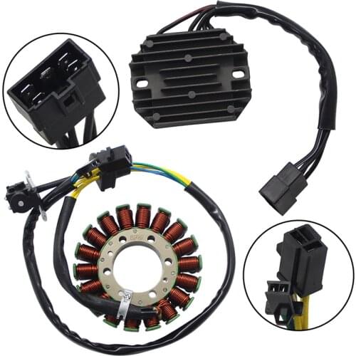 Motorcycle Voltage Regulator Rectifier+Ignition Magneto Stator Coil For Suzuki Moto AN400 Burgman400 OEM:32800-14F00 32800-14F01