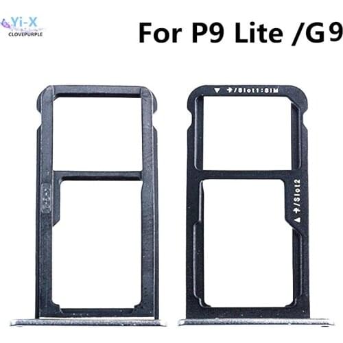 SIM Card Slot Tray Holder Adapter Repair Parts for Huawei P9 Lite / G9