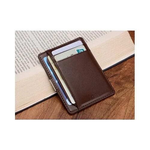 Modern - New 2016 Original Brand Genuine Leather Wallets Money Organizer Men Wallets Money Clip Clutch Wallet Women