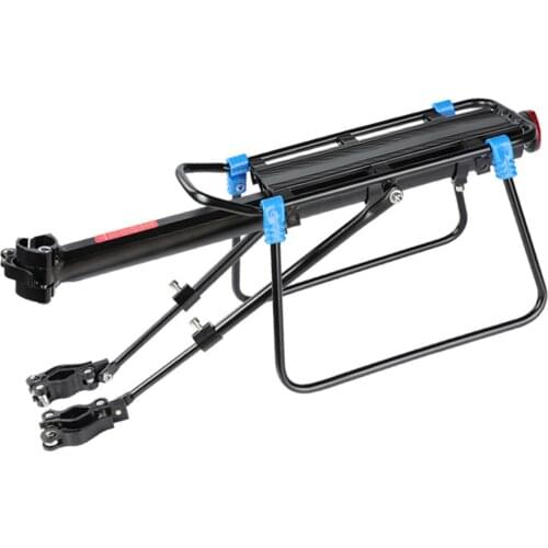 Bike Rear Seat Luggage Carrier Frame Back Seat Holder Mount Cycling Accessories Bicycle Luggage Cargo Seat Post Carriers