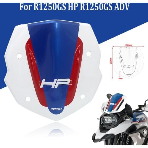 NEW For BMW R1250GS HP Windshield WindScreen Front Screen Adventure Spoiler Extension Air Deflector R 1250 GS ADV 2018 2019 2020