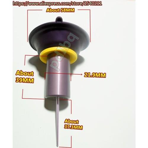 10 pcs / pack) 21.9MM diameter vacuum diaphragm plunger assembly motorcycle carburetor GY6-125CC PD24J QMI152 / 157 engine