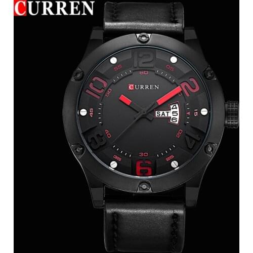 2017 New Fashion Men Watches Army Military Sports Watches Mens Quartz Date Clock Male Luxury Brand Leather Strap Wrist Watch