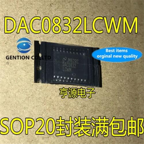 5pcs real photo 100% new and orginal DAC0832 DAC0832LCWM SOP20