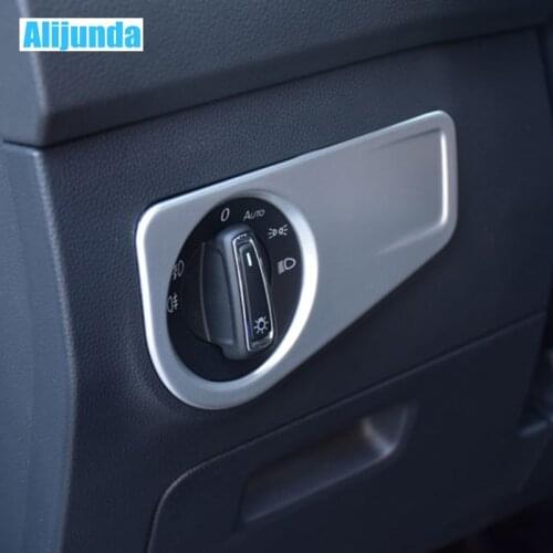 Alijund for Volkswagen Tiguan L MK2 2017 detector car cover front Headlamp light switch Internal Trim frame lamp panel