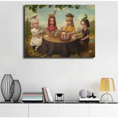5D full Diamond Painting Mark Ryden Allegory Of The Four Elements diy Diamond Embroidery Diamond Picture Home bedroom Decoration
