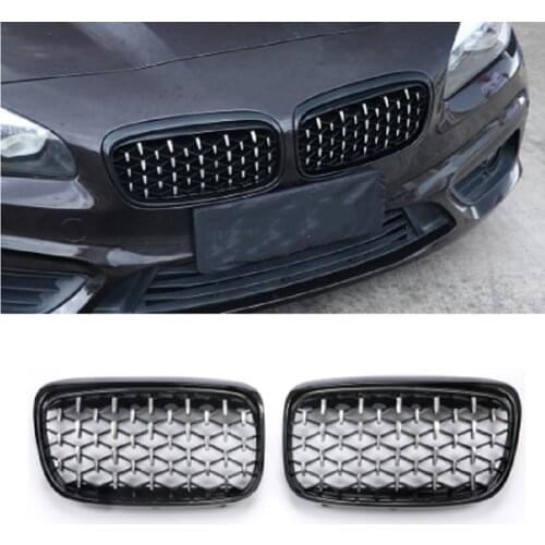 Car Diamond Style Meteor Front Hood Kidney Mesh Grille Bumper Grill For BMW 3 Series G30 G38 2017-2019