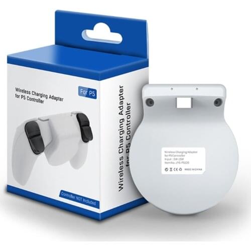 Wireless Charging Receiver Controller Gamepad Charger Adpter for PS5