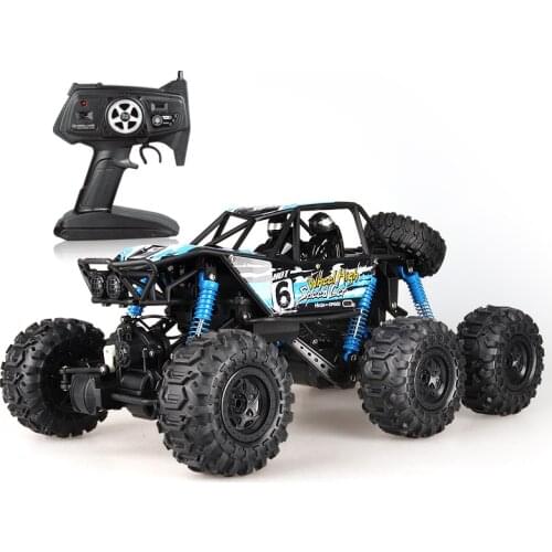 Large Water Land Amphibious Remote Control Car Six-Wheel Drive High Speed Buggy Climbing Car Powerful High Speed Motor RC Car
