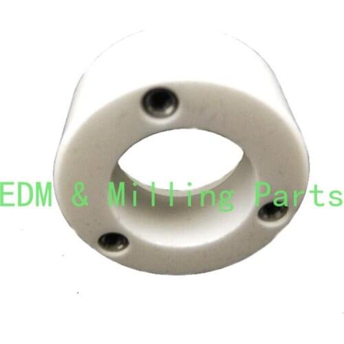 CNC F407 Lower Ceramic Roller Fanuc EDM Parts A290-8119-X766 Size 38*22*16t For Fanuc DWC-iD,iE series (AWT)