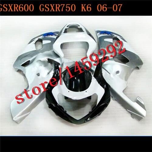 - GSXR600 GSXR750 2006 2007 Fairing Body Kit Complete Set for A GSX R GSXR 600 07 750 K6 06 07 BBF