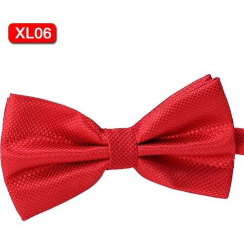 Ikepeibao Dots Polyester Red Checked Dots Mens Bow Tie Adjustable Purple Black Bowtie Hnakie for Men Neckwear Accessories
