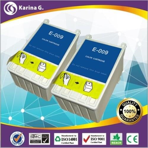 2PCS Compatible Color Ink Cartridge for T009 suit For Epson Stylus Photo 1290S Photo 1290