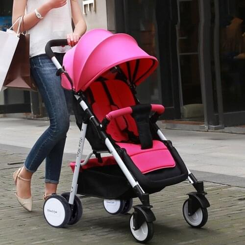 Baby stroller Cart baby cart Collapsible light Available in all seasons High landscape Free shipping in Russia