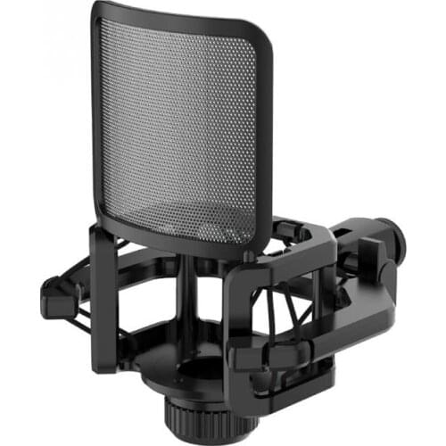 Bracket Reduce Noise Sturdy Stable Easy Install Anti Vibration Universal With Filter Screen Shock Mount Plastic For Microphones