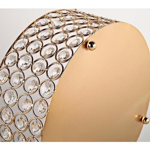 Round Crystal Cosmetic Makeup Tray, Mirrored Vanity Jewelry Box Decorative Tray