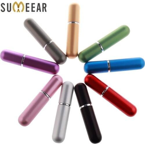 5ml Mini Perfume Bottle Portable Spray Bottles Atomizer Women Empty Glass Refillable Bottle Pocket Empty Cosmetic Containers