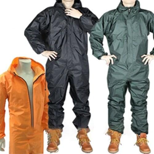 Fashion Rain Coat Suit Waterproof And Oil Proof Rain Coat Dust Proof Spray Paint Motorcycle Even Cap Impermeables Rain Gear DK50